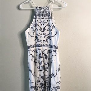 NWT Parker Alana Eyelet Midi Cotton Dress